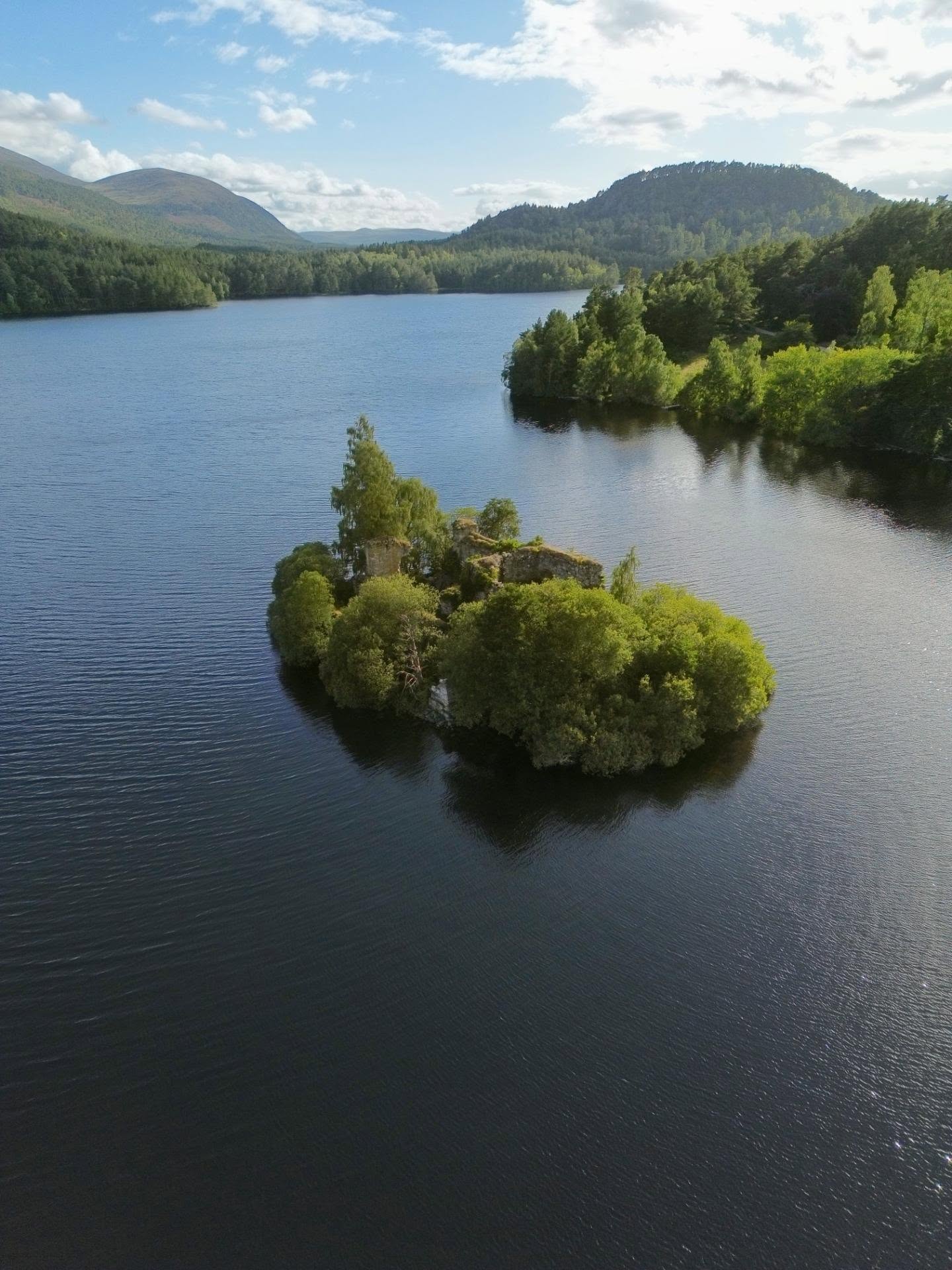 Took the paddleboard to Loch an Eilein today.    